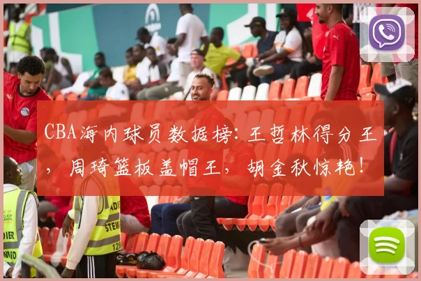 CBA海内球员数据榜:王哲林得分王，周琦篮板盖帽王，胡金秋惊艳！